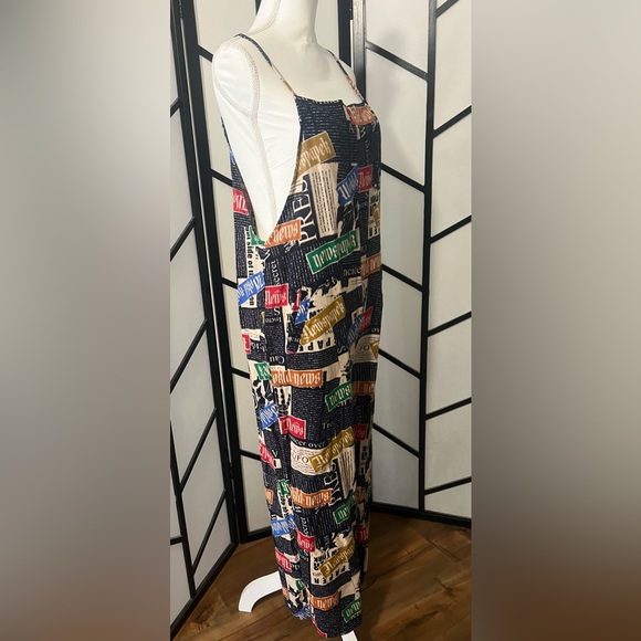 EUC - Never Worn- TEMU Print Overall Jumpsuit, Vintage Loose Jumpsuit - … - Picture 6 of 16